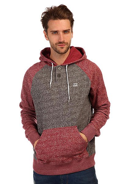 фото Толстовка кенгуру Billabong Balance Pullover Ho Dark Grey Heath