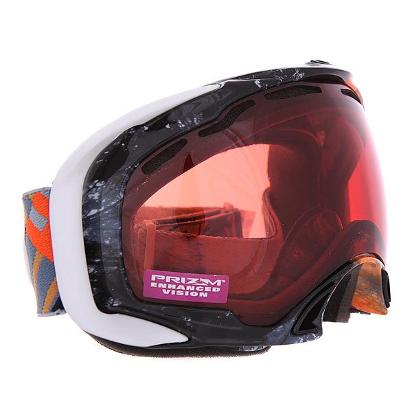 фото Маска для сноуборда Oakley Splice Eero Urban Camper Grey/Orange Prizm Rose