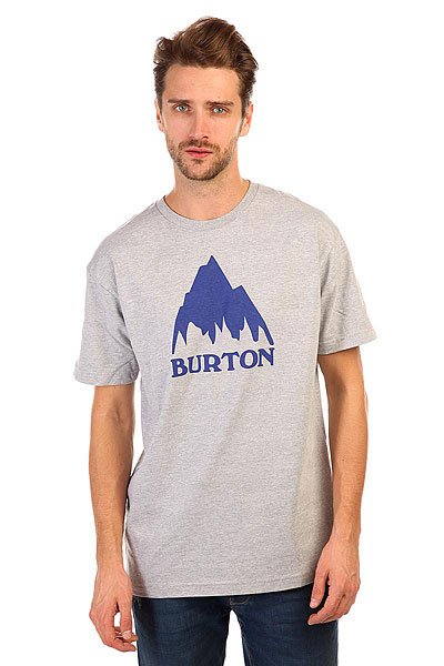 фото Футболка Burton Mns Classic Mtn Heather Grey