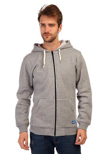 фото Толстовка классическая Skills Full Zip Hoodie Grey Melange