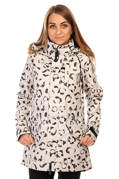 

Куртка женская Burton Twc Wanderlust Jk St White Snow Leopard