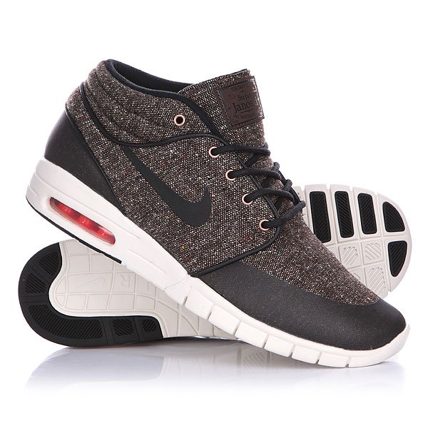 Nike Stefan Janoski Max Mid Baroque Brown Black Crimson Sl