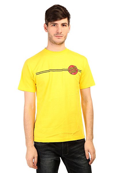 фото Футболка Santa Cruz Classic Dot Yellow