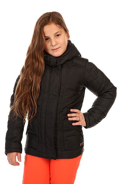 фото Куртка зимняя детская Roxy Free Style G Jacket True Black