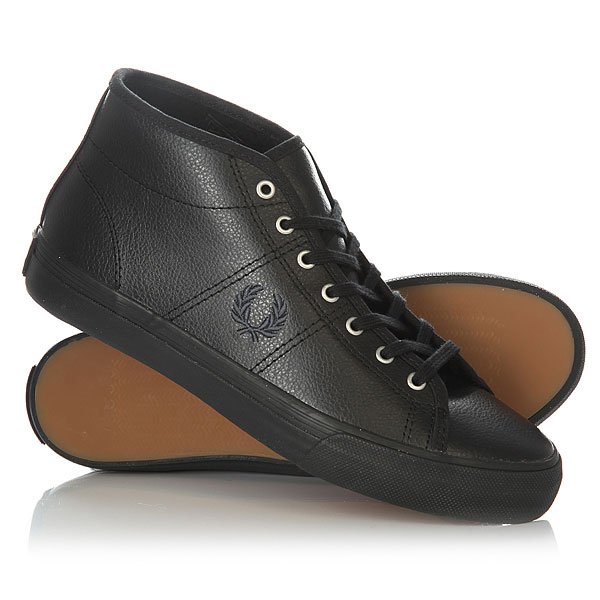 Fred perry haydon deals mid leather