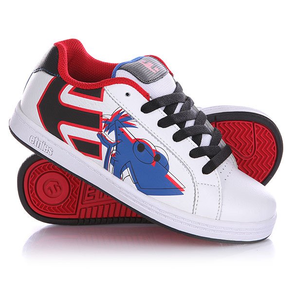 

Кеды кроссовки низкие детские Etnies Disney Fader White/Black/Blue