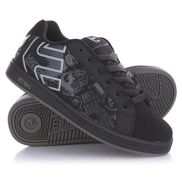 

Кеды кроссовки низкие детские Etnies Metal Mulisha Fader Black/Dark Grey