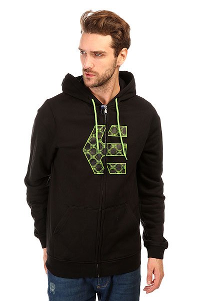

Толстовка классическая Etnies Icon Fill Zip Fleece Black
