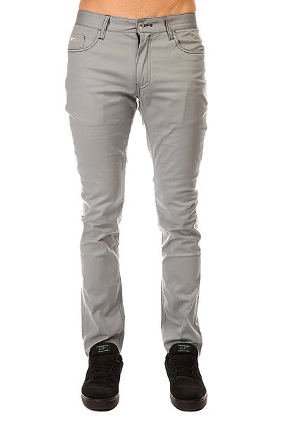 

Штаны узкие Etnies Slim 5 Pant Light Grey