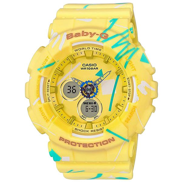 фото Часы детские Casio G-Shock Baby-G Ba-120sc-9a Yellow