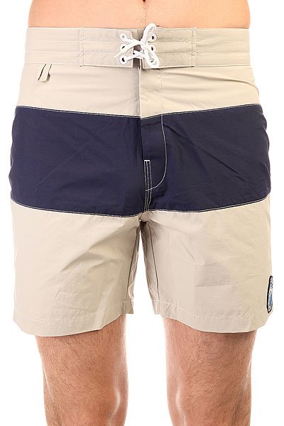 фото Шорты пляжные Penfield New England 2tone Board Short Tan/Ink