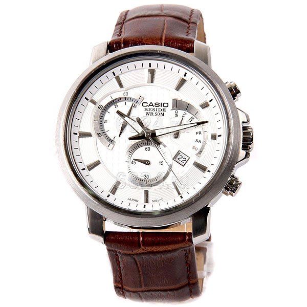 фото Часы Casio Collection 49320 Bem-506L-7A Brown/White