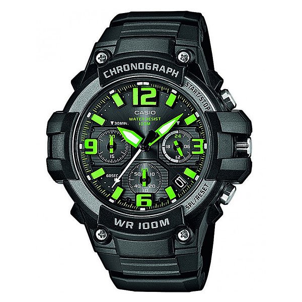фото Часы Casio Collection Mcw-100h-3a Black/Green