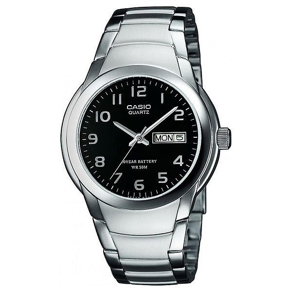 фото Часы Casio Collection Mtp-1229d-1a Silver/Black