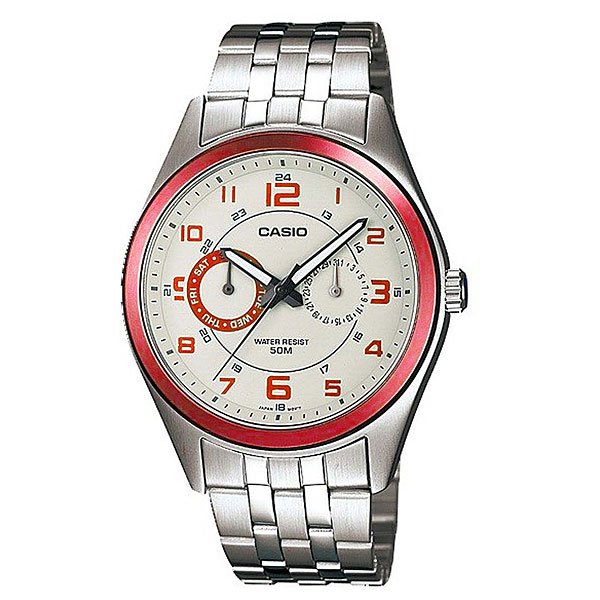 фото Часы Casio Collection Mtp-1353d-8b3 Silver/Red