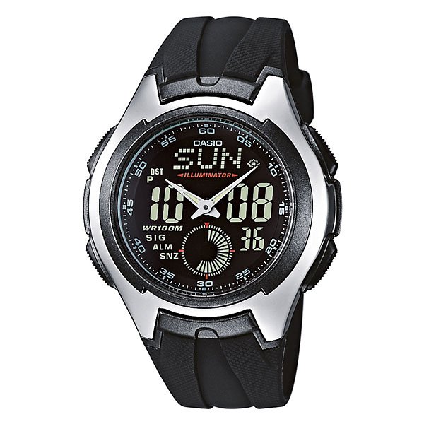 фото Часы Casio Collection Aq-160w-1b Black/Grey