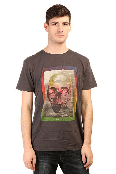 фото Футболка Quiksilver Skullyacidss Tees Tarmac