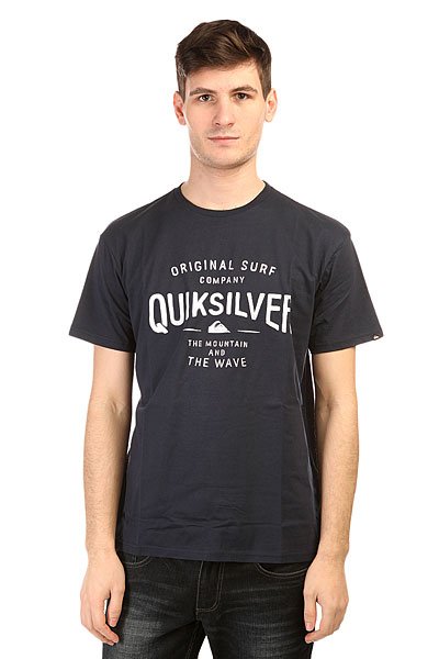 фото Футболка Quiksilver Clastegeeclaiit Tees Navy Blazer