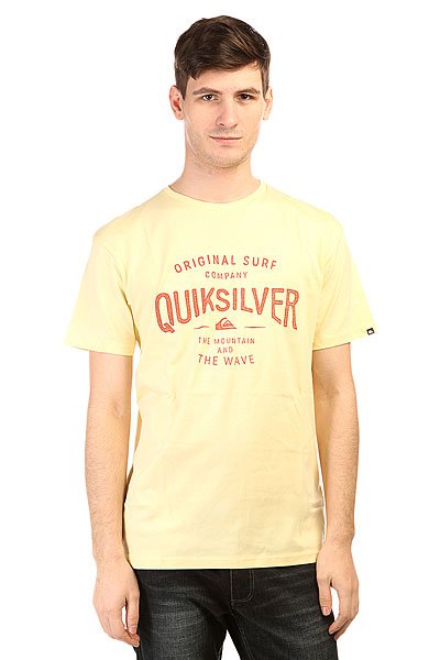 фото Футболка Quiksilver Claste Geeclaiit Tees Transparent Yellow