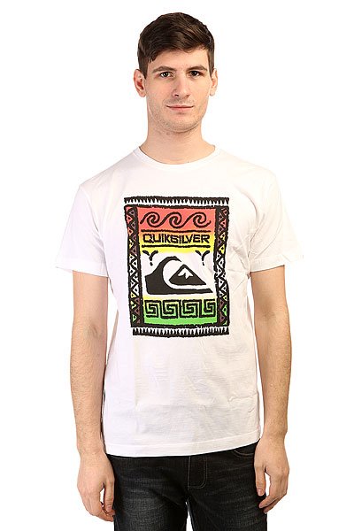 фото Футболка Quiksilver Class Tee Wallstreet Tees White