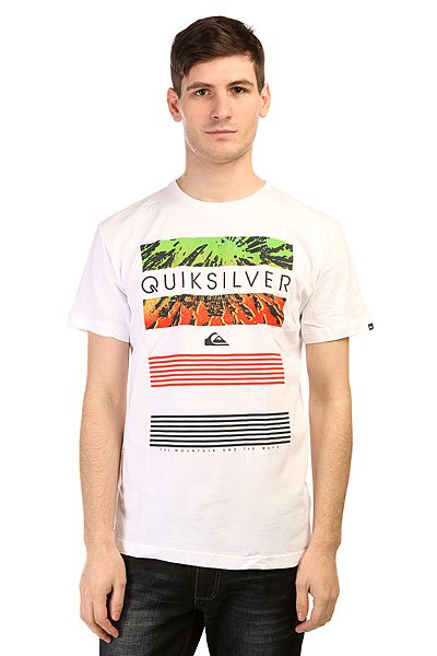 фото Футболка Quiksilver Classic Tee Linup Tees White