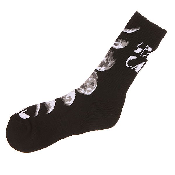 фото Носки средние GNU Moon Sock Black/White
