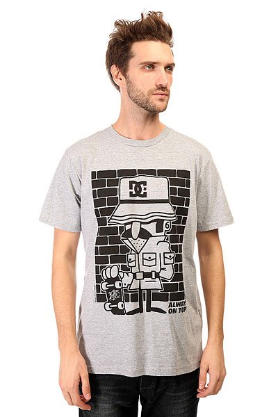 фото Футболка DC 123 Instigate S Tees Heather Grey