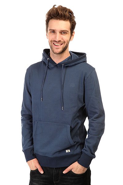 фото Толстовка кенгуру Quiksilver Essential Hood Otlr Dark Denim