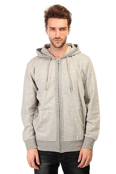 фото Толстовка классическая Quiksilver Essential Zip Otlr Medium Grey Heather