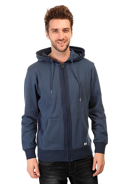 фото Толстовка классическая Quiksilver Essential Zip Otlr Dark Denim