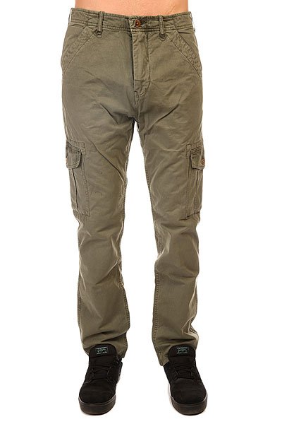 фото Штаны прямые Quiksilver Everyday Cargo Ndpt Dusty Olive