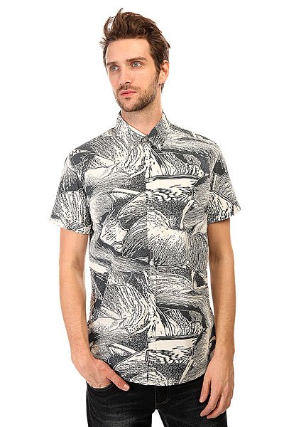 фото Рубашка Quiksilver Dark Trip Shirt Wvtp Dark Trip Snow White