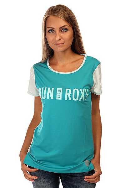 фото Футболка женская Roxy Cutback Tee J Kttp Dark Jade