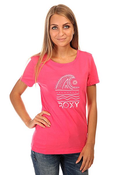 фото Футболка женская Roxy Itty Doty Wave J Tees Peony