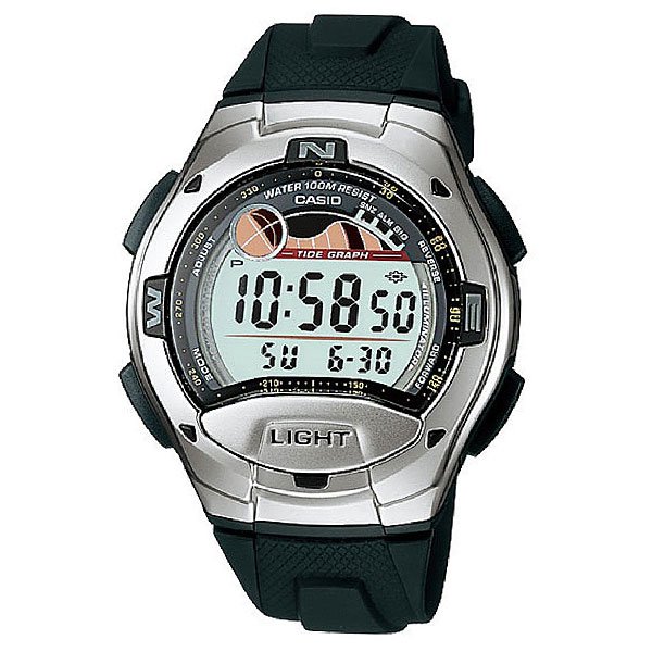 фото Электронные часы Casio Collection W-753-1a Silver/Dark Green