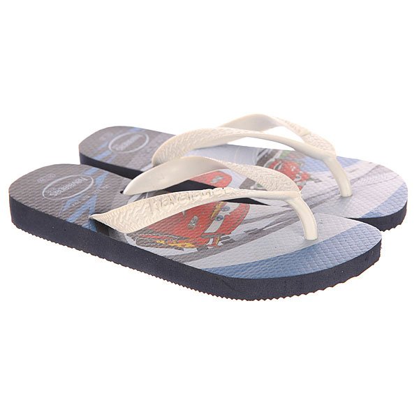 фото Вьетнамки детские Havaianas Cars Navy/White