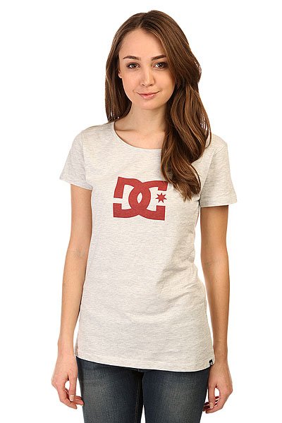 фото Футболка женская DC Star Ss Tees Light Heather Grey