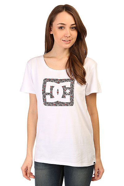 фото Футболка женская DC Reeves Black Pa Tees White