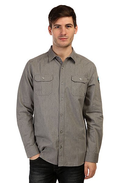 фото Рубашка Nixon Salinas Shirt Heather Gray