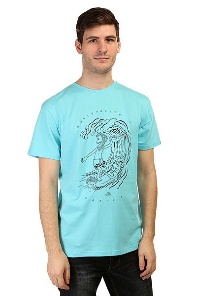 фото Футболка Quiksilver Claste Radical Su Tees Bluefish