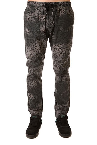 фото Штаны прямые Quiksilver Beach Pant Prin Ndpt Anthracite