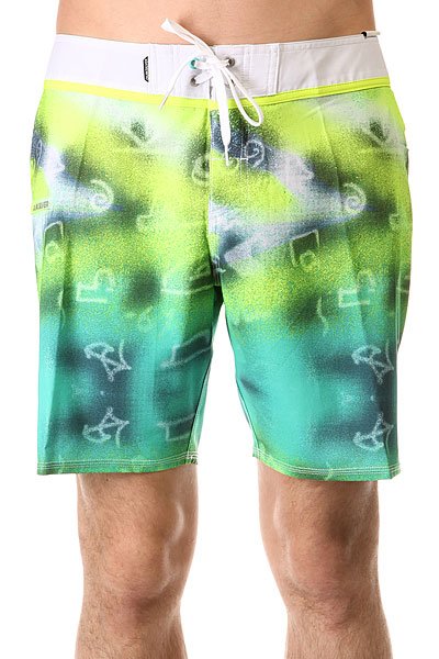 фото Шорты пляжные Quiksilver Glitched Bdsh Glitched Pool Green