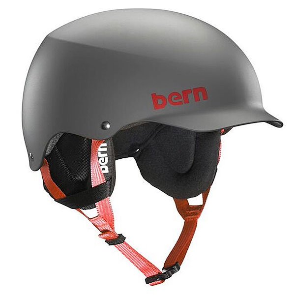 фото Шлем для сноуборда Bern Snow Eps Team Baker Eps Matte Grey/Cordova Earflaps