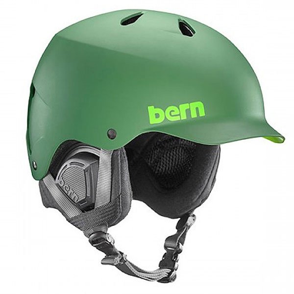 фото Шлем для сноуборда Bern Snow Eps Watts Eps Leaf Matte Green/Black Liner