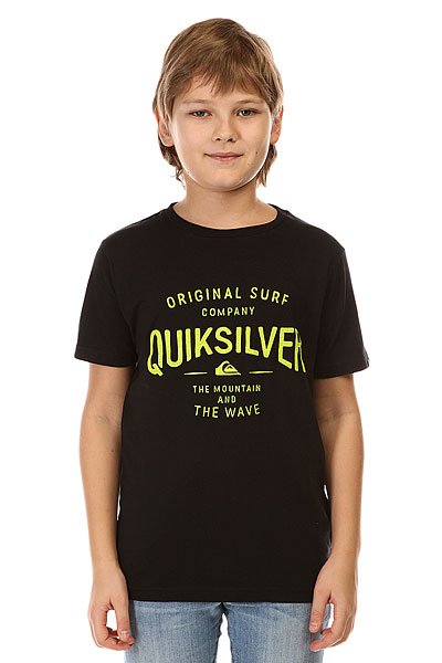 фото Футболка детская Quiksilver Claim It Tees Anthracite