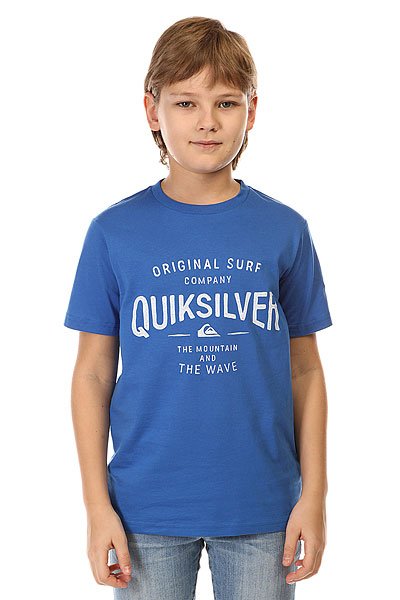 фото Футболка детская Quiksilver Claim It Tees Turkish Sea