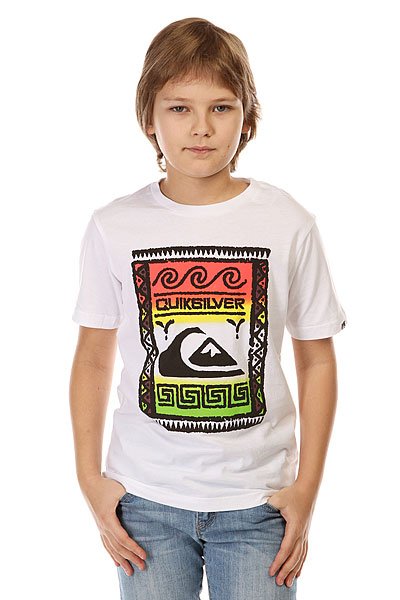 фото Футболка детская Quiksilver Walstreet Tees White