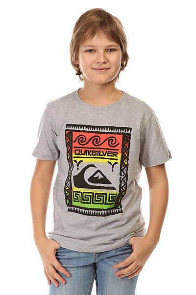 фото Футболка детская Quiksilver Walstreet Tees Athletic Heather