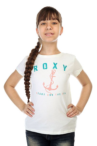 фото Футболка детская Roxy Rgcrewanchor Tees Sand Piper