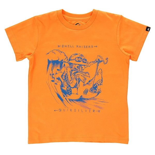 фото Футболка детская Quiksilver Seagull Raiser Tees Orange Pop